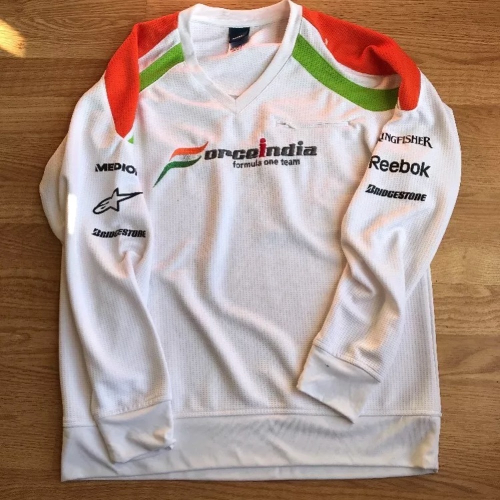 Men’s Medium Formula 1 Force India Team Reebok